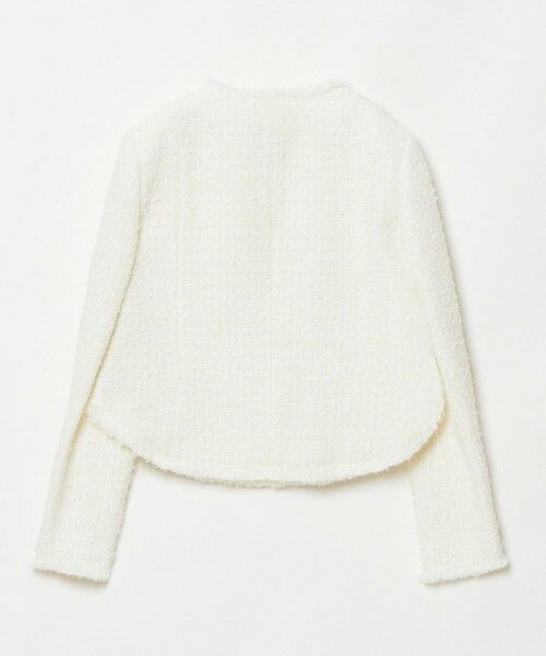 セール】 【LOULOU WILLOUGHBY】ファンシーツイードクルージャケット