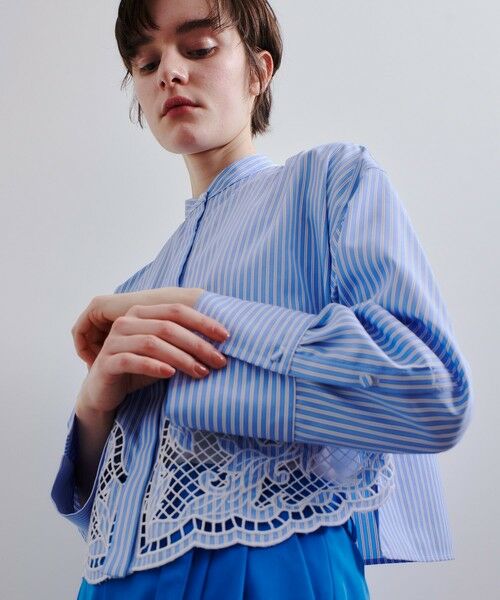 セール】 エンブロイダリーポイントシャツ （シャツ・ブラウス