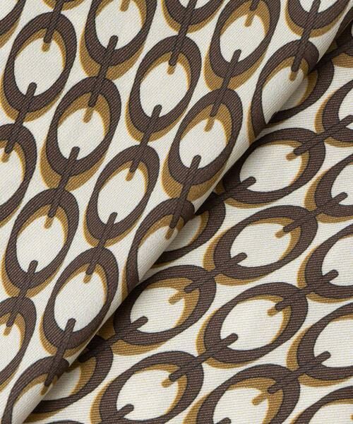 セール】 モダンチェーンプリント配色シャツ （シャツ・ブラウス