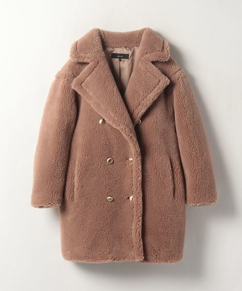 セール】 ウールMIXボアピーコート （ステンカラーコート