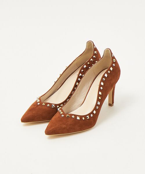 セール】 ミックススタッズパンプス （パンプス）｜Au BANNISTER