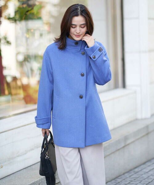 スタンドカラーミディコート （ステンカラーコート）｜a.v.v / アー