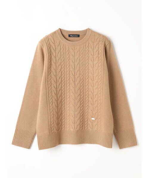 セール】 ケーブルニット （ニット・セーター）｜Aquascutum / アクア