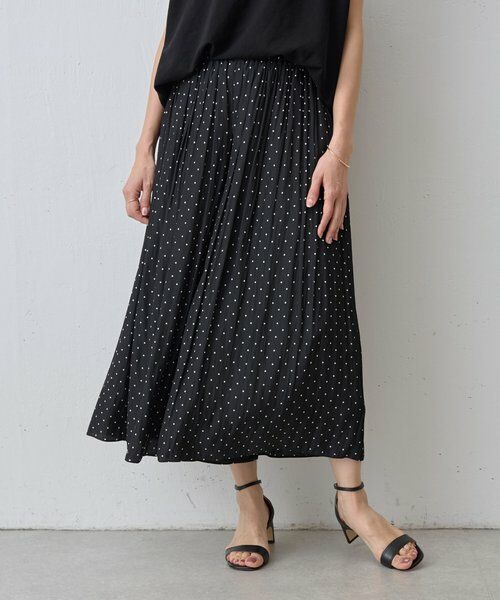 シワシフォンギャザーパンツ(ドット) （その他パンツ）｜BEARDSLEY