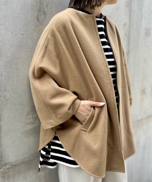 セール】 ウールポンチョコート （その他アウター）｜BEARDSLEY