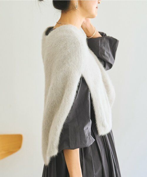 ファーニットポンチョ （ニット・セーター）｜BEARDSLEY / ビアズリー