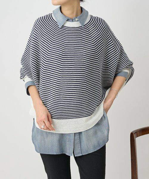 シフォンデニムシャツ （シャツ・ブラウス）｜BEARDSLEY / ビアズリー