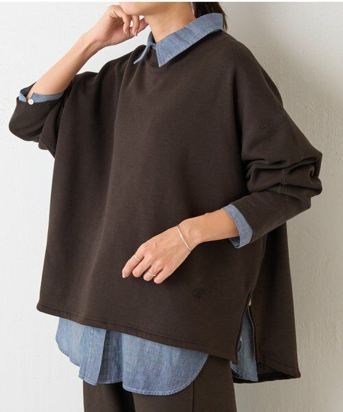 刺繍入り裏ボアトレーナー （カットソー）｜BEARDSLEY / ビアズリー