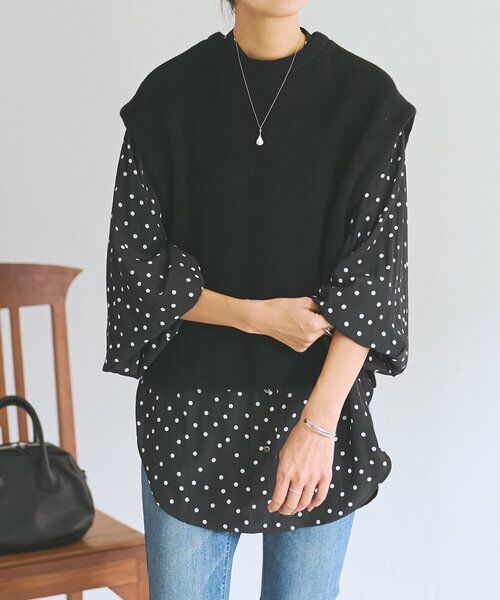 ジレセットシャツ （シャツ・ブラウス）｜BEARDSLEY / ビアズリー