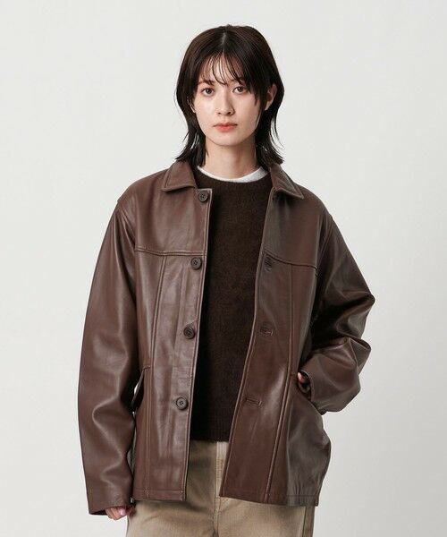 セール】 【別注】＜TOWNCRAFT＞レザージャケット （レザーブルゾン