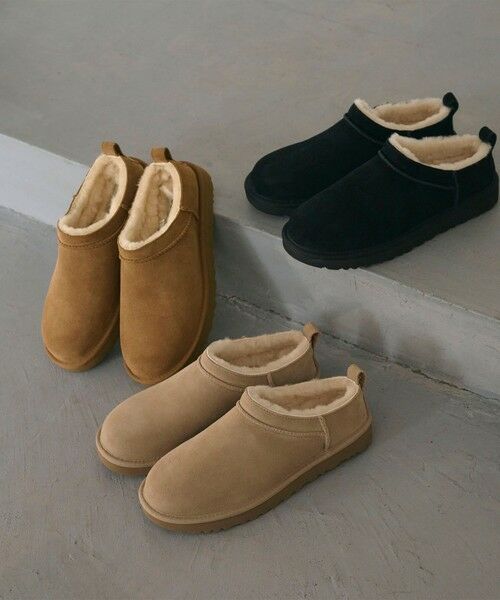 UGG＞クラシック マイクロ ショートブーツ/スリッポン （ブーツ