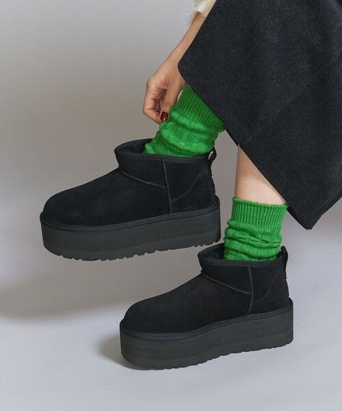 UGG＞ウルトラミニ プラットフォーム ブーツ （ブーツ（ショート丈