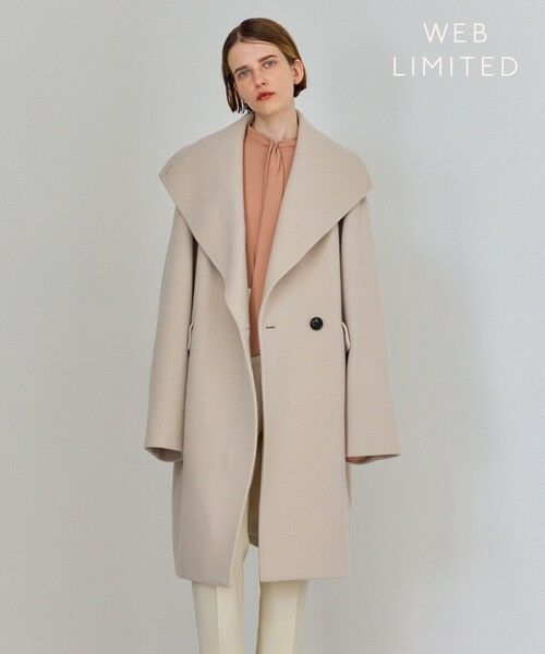 セール】 【WEB限定】BORNIOL / ビックカラーコクーンコート （その他