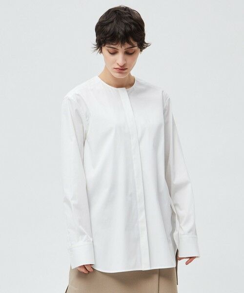 セール】 【洗える】CROIX / コットンボウタイブラウス （シャツ