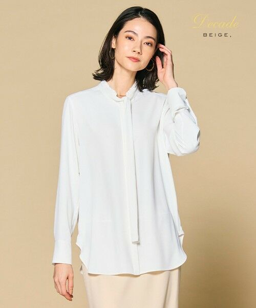 洗える】EVA / ボウタイロングスリーブブラウス （シャツ・ブラウス
