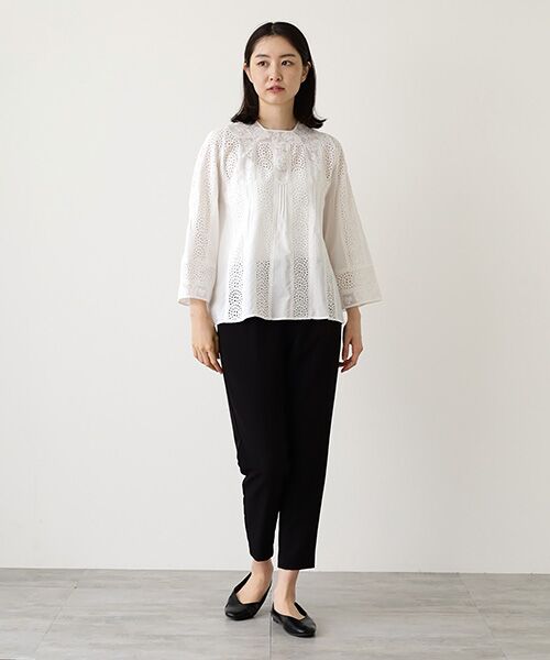 セール】 レースコンビネーション・ブラウス （シャツ・ブラウス
