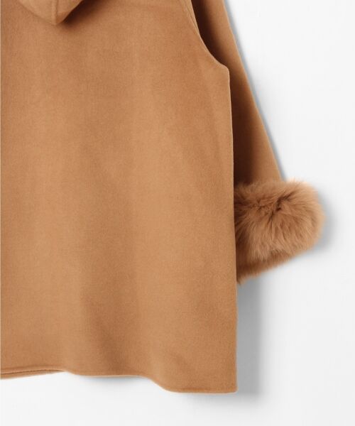 ポンチョ風トリミングコート （その他アウター）｜GRACE CONTINENTAL