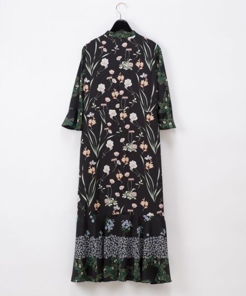 マルチフラワープリントワンピース （ミニ丈・ひざ丈ワンピース