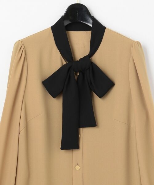 ヘムフレアボウタイワンピース （ミニ丈・ひざ丈ワンピース）｜GRACE