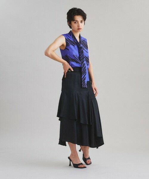 セール】 イレギュラーフリルヘムスカート （ミニ・ひざ丈スカート