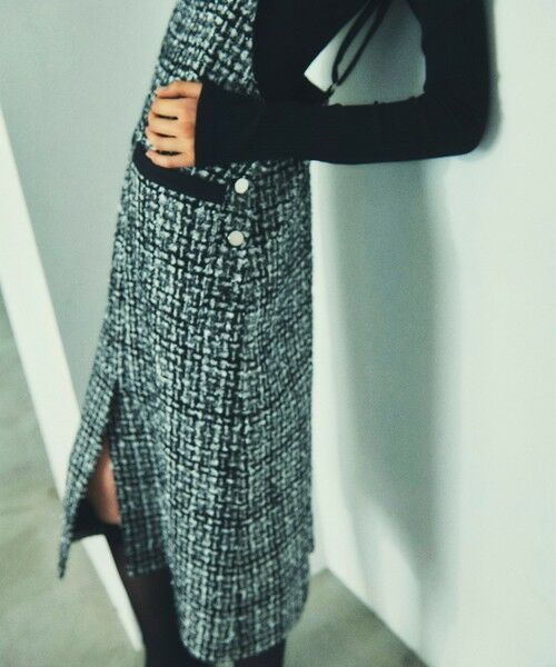 ミディツイードジャンパースカート （ミニ・ひざ丈スカート）｜GRACE