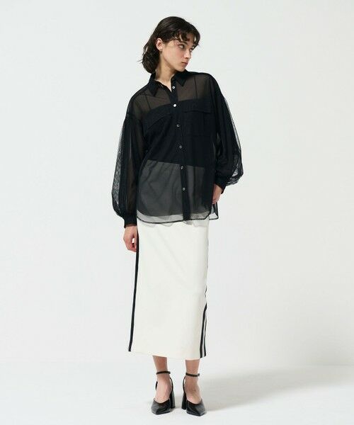 セール】 チュールレイヤードシャツ （シャツ・ブラウス）｜GRACE