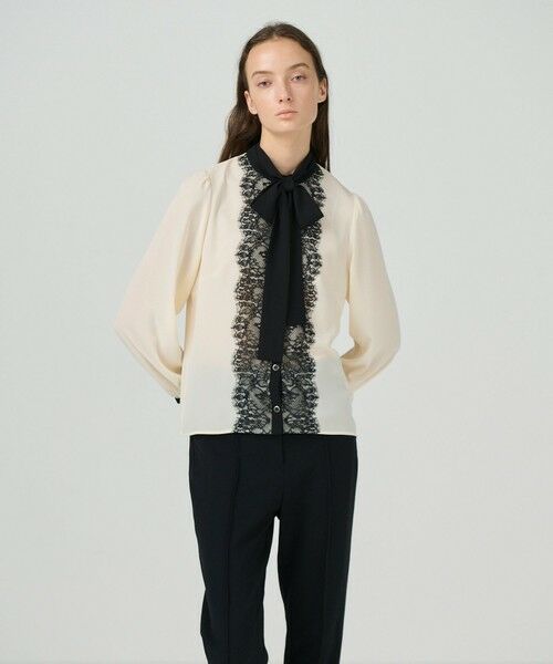 セール】 レース付ブラウス （シャツ・ブラウス）｜GRACE CONTINENTAL