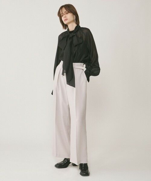 セール】 シアーボウタイブラウス （シャツ・ブラウス）｜GRACE