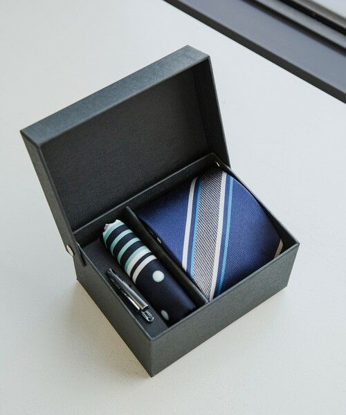 ネクタイ ハンカチ ネクタイピン 3点セット ギフトボックス （ネクタイ