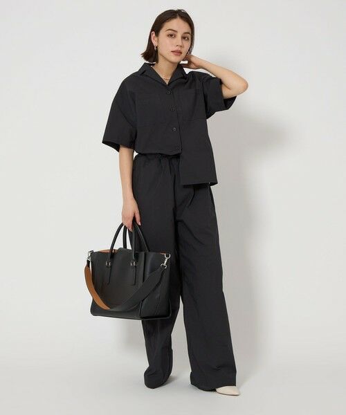 セール】 【WEB限定】トラペーズ ワイドベルト トートバッグ / A4