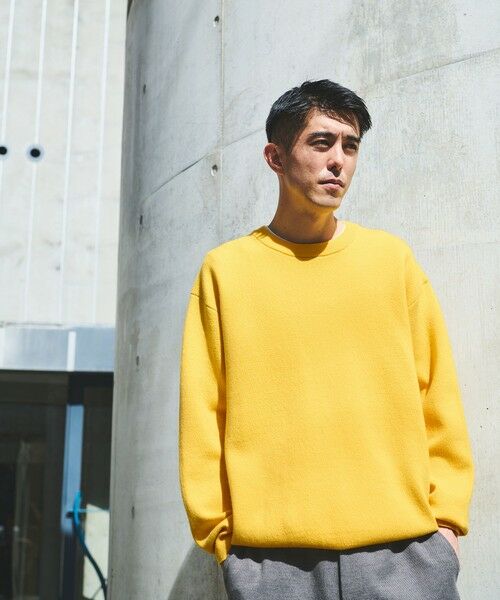 セール】 ダブルフェイス クルーネック ニット （ニット・セーター