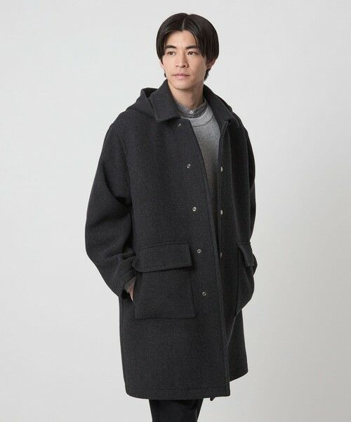 セール】 SENTDALE WOOL ダッフルコート （ダッフルコート）｜green