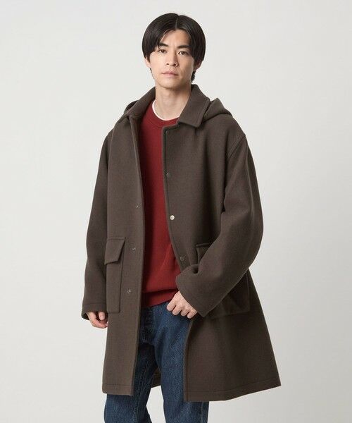 セール】 SENTDALE WOOL ダッフルコート （ダッフルコート）｜green