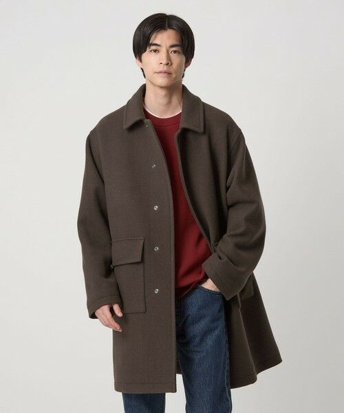 セール】 SENTDALE WOOL ダッフルコート （ダッフルコート）｜green