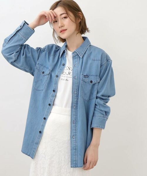 別注】Wrangler デニムシャツ （シャツ・ブラウス）｜grove / グローブ