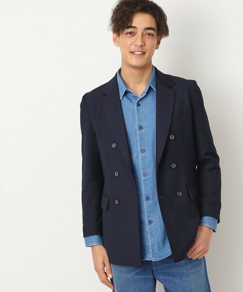 セール】 ダブルブレストテーラードジャケット （テーラードジャケット