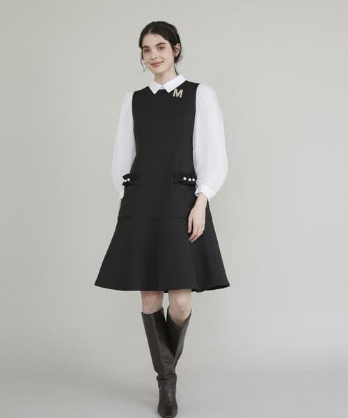 セール】 ポケットフリルジャンパースカート （ミニ丈・ひざ丈