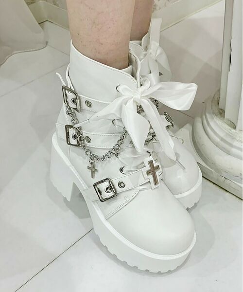 厚底×コウモリ×十字架スニーカー （ブーツ（ショート丈））｜ESPERANZA