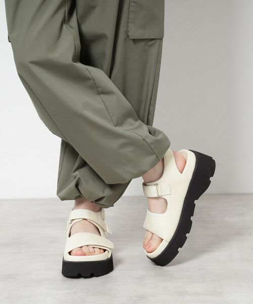 セール】 ダブルベルト厚底サンダル （サンダル）｜ESPERANZA