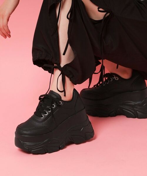 厚底キラキラインヒールスニーカー （スニーカー）｜ESPERANZA