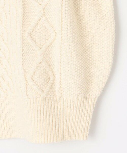 セール】 【洗える】金ボタンケーブル ニット （ニット・セーター