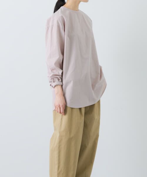 セール】 コットンシルククルーネックプルオーバー （シャツ・ブラウス