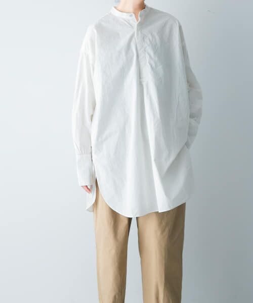 セール】 コットンシルクチュニックシャツ （シャツ・ブラウス