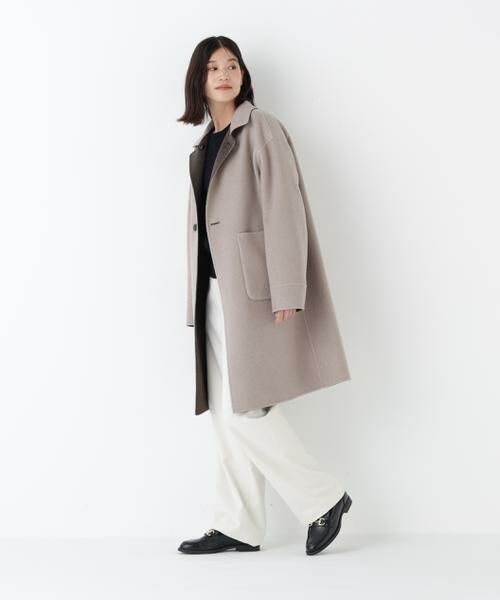 ◇リバーシブルステンカラーリバーコート （アウター）｜human woman
