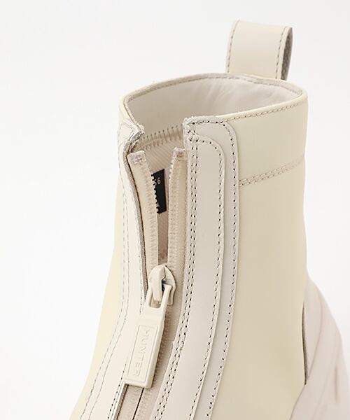 レディース エクスプローラー アンクル ジップ フラットフォームブーツ