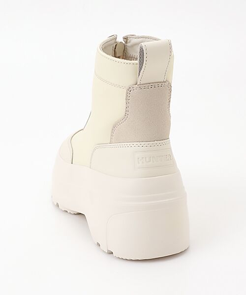 レディース エクスプローラー アンクル ジップ フラットフォームブーツ