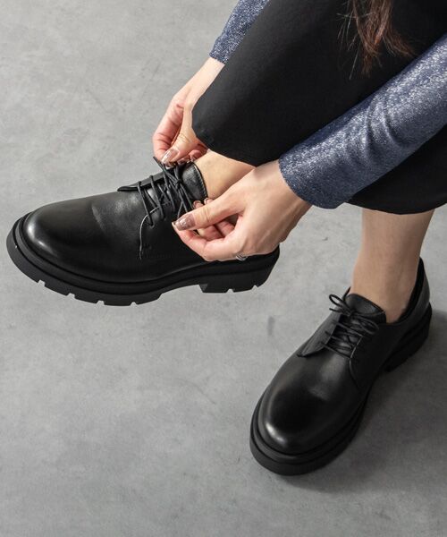 レディースレースアップ オックスフォードシューズ fabio rusconi」の