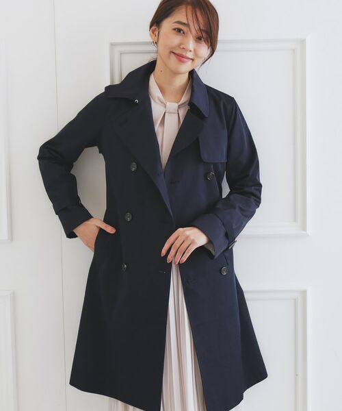 セール】 《XS-3Lsize》通勤・セレモニー対応/トレンチコート【洗濯機