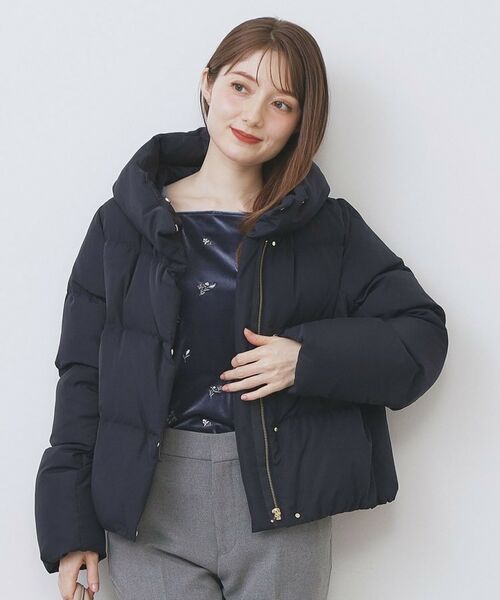 セール】 KAWADAダウンショートコート【撥水/洗濯機OK/静電気防止裏地