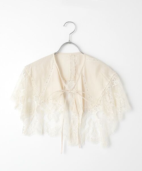 セール】 【OUTLET】フランス製レース使いブラウス （シャツ・ブラウス